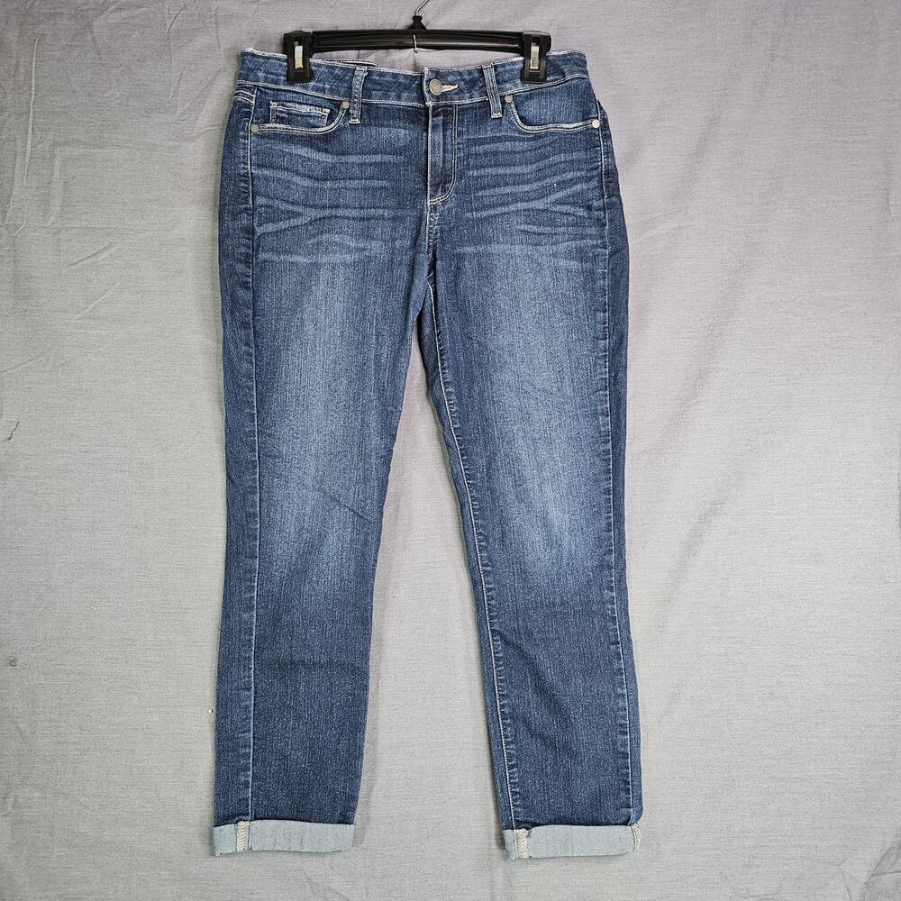 Paige Kylie Crop Skinny Fit Blue Jeans Women's Size 30